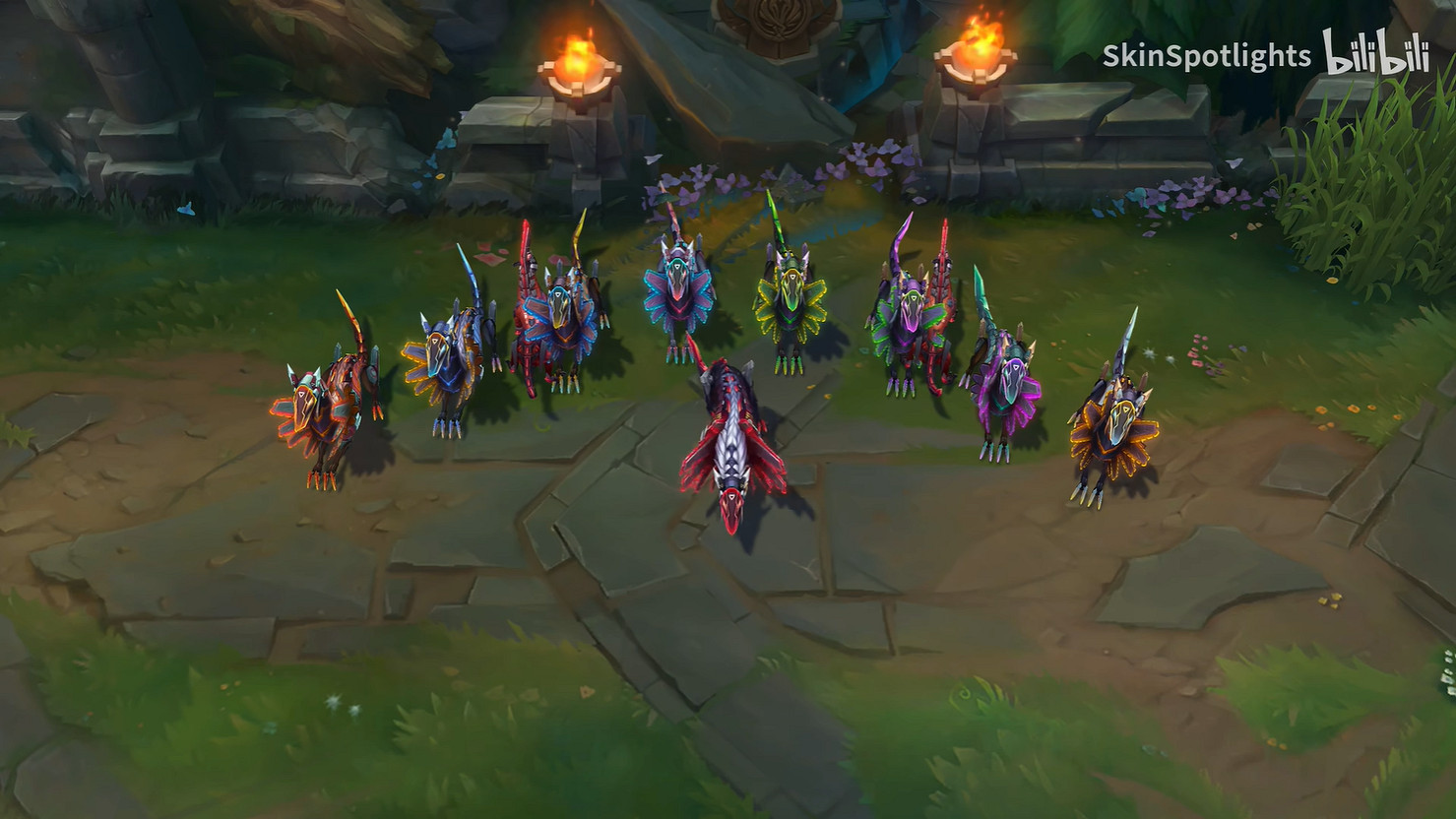 《英雄聯盟》“源計劃”納亞菲利皮膚 狂獵展示！