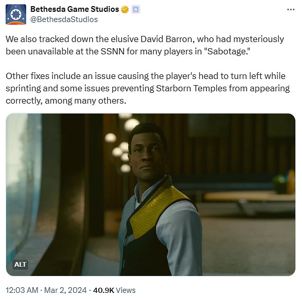 《星空》3月6日更新！重點改進遊戲體驗和修復bug！