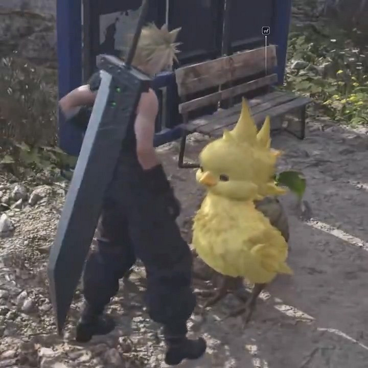 《最終幻想7:重生》可以摸陸行鳥!小陸行鳥超可愛 《最終幻想7:重生》可以摸陸行鳥!小陸行鳥超可愛