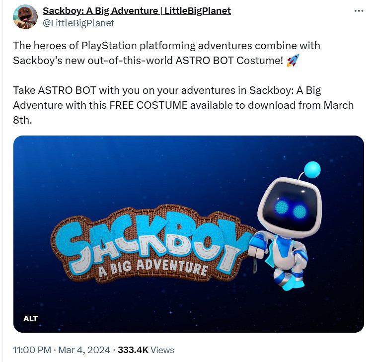 《麻布仔大冒險》3月8日推出“宇宙機器人”免費服裝