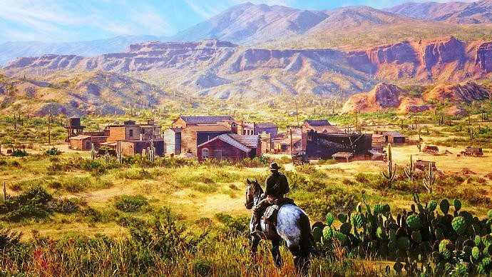 《荒野大鏢客2》遊戲攝影圖出爐:油畫質感堪稱藝術! 《荒野大鏢客2》遊戲攝影圖出爐:油畫質感堪稱藝術!