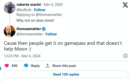 《奧日》CEO稱 Xbox Game Pass (XGP) 對他們沒幫助 購買才能支援工作室