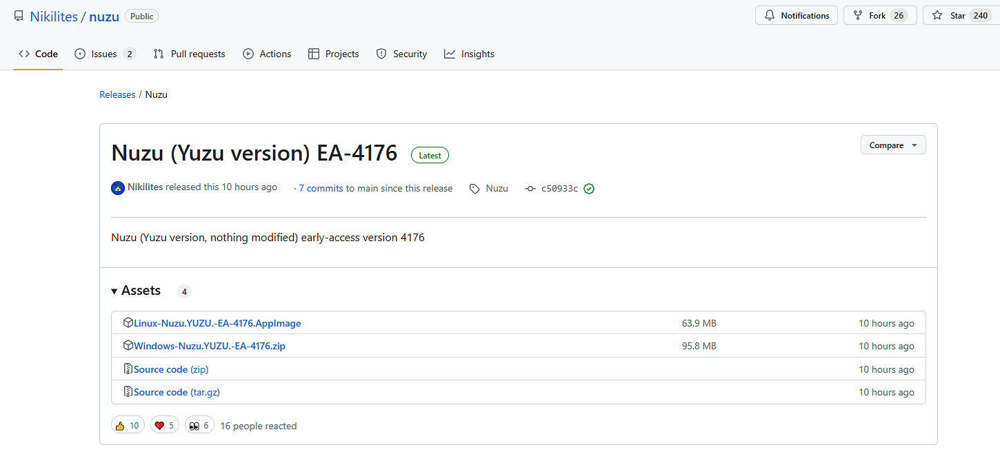 剛被任天堂判死刑就復活?NS模擬器Yuzu“改名”Nuzu 剛被任天堂判死刑就復活?NS模擬器Yuzu“改名”Nuzu