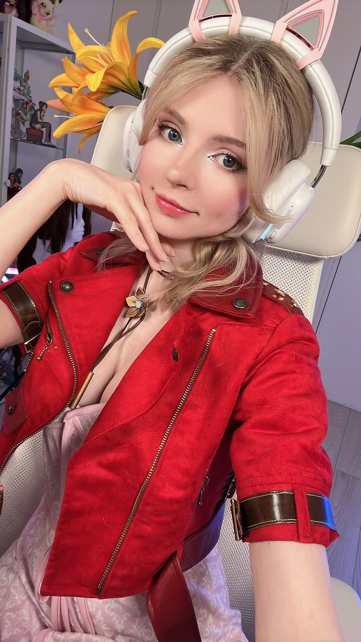 事業心比原作還大！艾什莉體模COS《FF7重生》愛麗絲