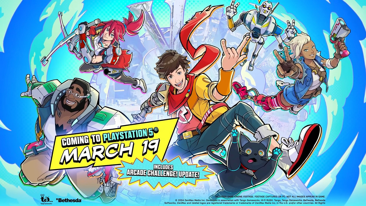 《Hi-Fi Rush》PS5版曝宣傳片 3月18日正式推出! 《Hi-Fi Rush》PS5版曝宣傳片 3月18日正式推出!