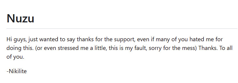 鬧劇落幕！基於Yuzu開發的NS模擬器Nuzu源碼已被清空