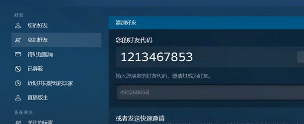 《csgo》程式碼加好友位置 《csgo》程式碼加好友位置