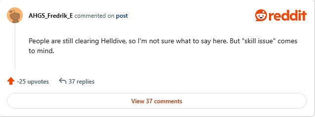 《絕地戰兵2》開發者嘲諷玩家菜 CEO親上火線致歉