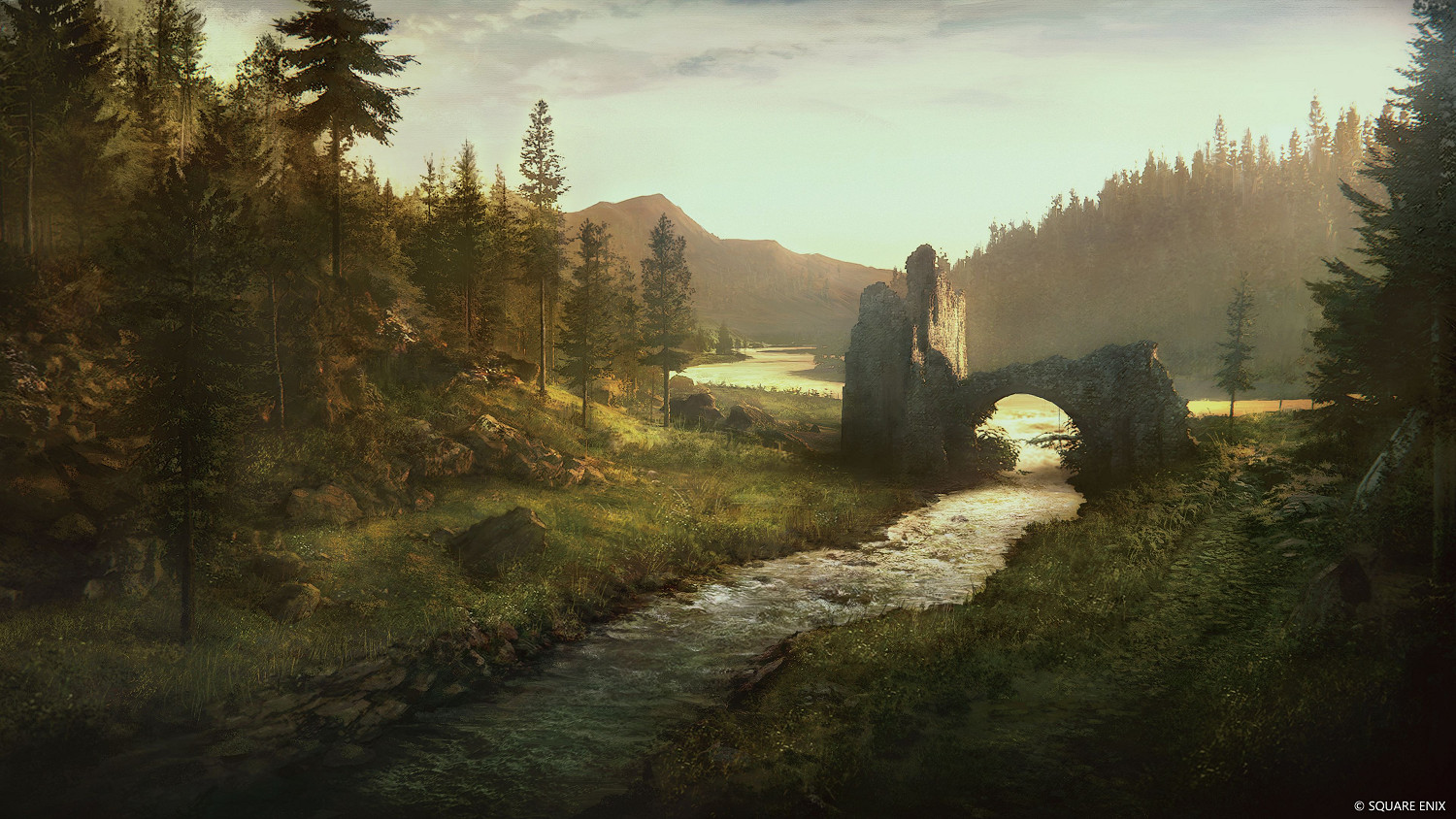 《最終幻想16》分享新藝術作品：讚布雷克的山谷小徑