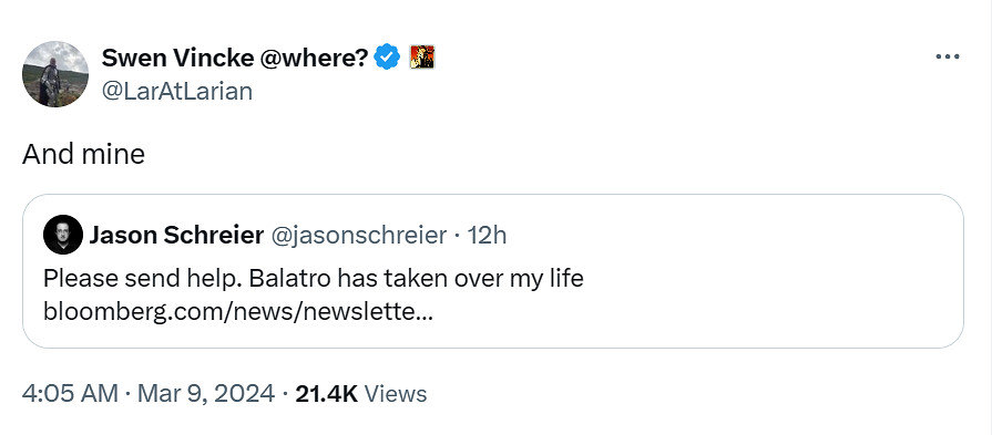 《小醜牌》太上頭了!拉瑞安創始人表示自己也沉迷其中 《小醜牌》太上頭了!拉瑞安創始人表示自己也沉迷其中