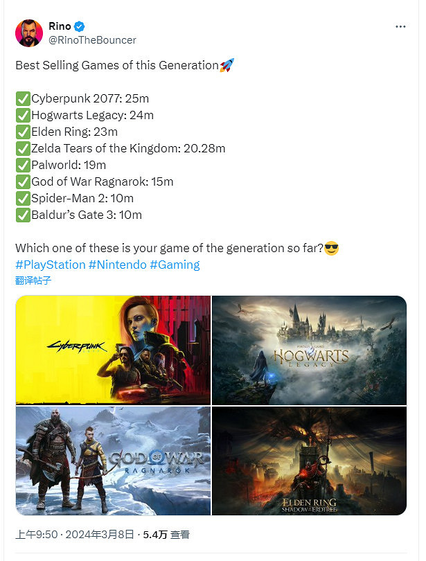 本世代最暢銷的8款遊戲 7款是單機遊戲 本世代最暢銷的8款遊戲 7款是單機遊戲