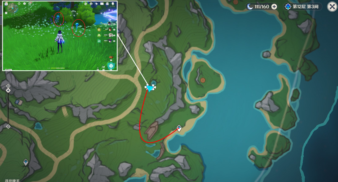 《原神》2024湖光鈴蘭採集路線 《原神》2024湖光鈴蘭採集路線