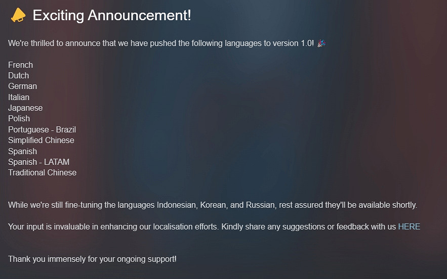 《小醜牌Balatro》終於更新中文：新增11種語言支援