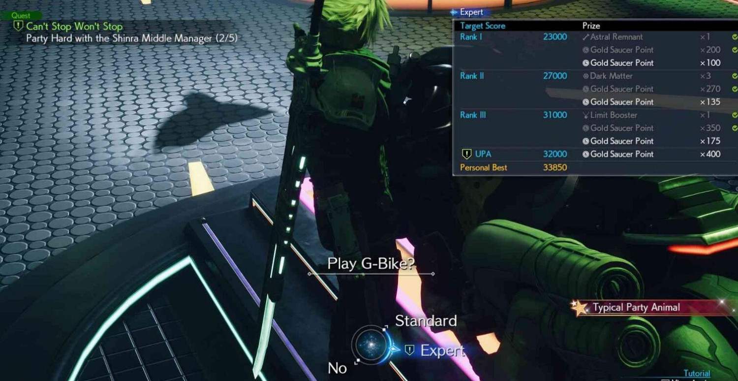 《最終幻想7重生》來自玩樂者的挑戰支線攻略 《最終幻想7重生》來自玩樂者的挑戰支線攻略