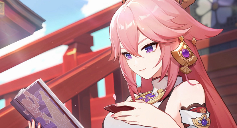 《原神》八重神子細節介紹 《原神》八重神子細節介紹