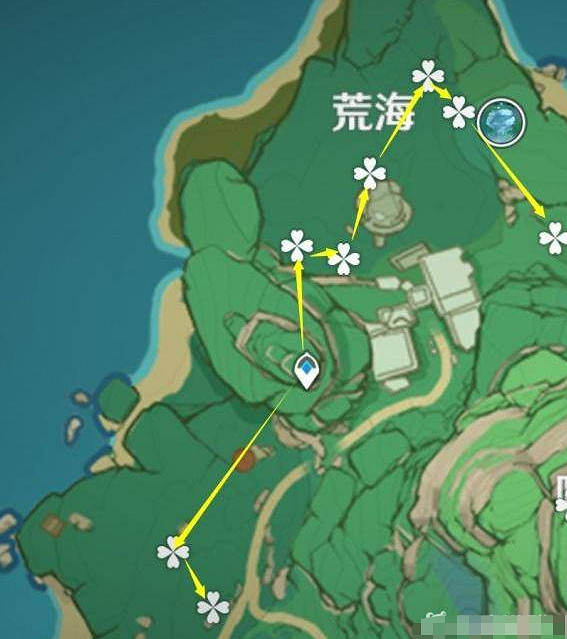 《原神》緋櫻繡球分布圖一覽 《原神》緋櫻繡球分布圖一覽