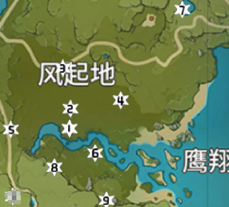 《原神》2024風神瞳位置大全 《原神》2024風神瞳位置大全
