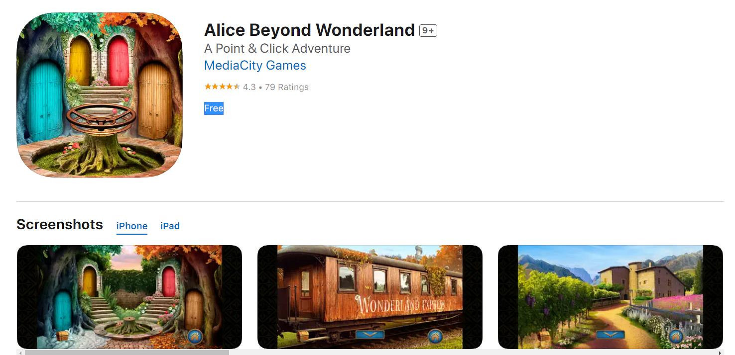AppStore限時免費領:原價22元的《愛麗絲夢遊仙境》 AppStore限時免費領:原價22元的《愛麗絲夢遊仙境》