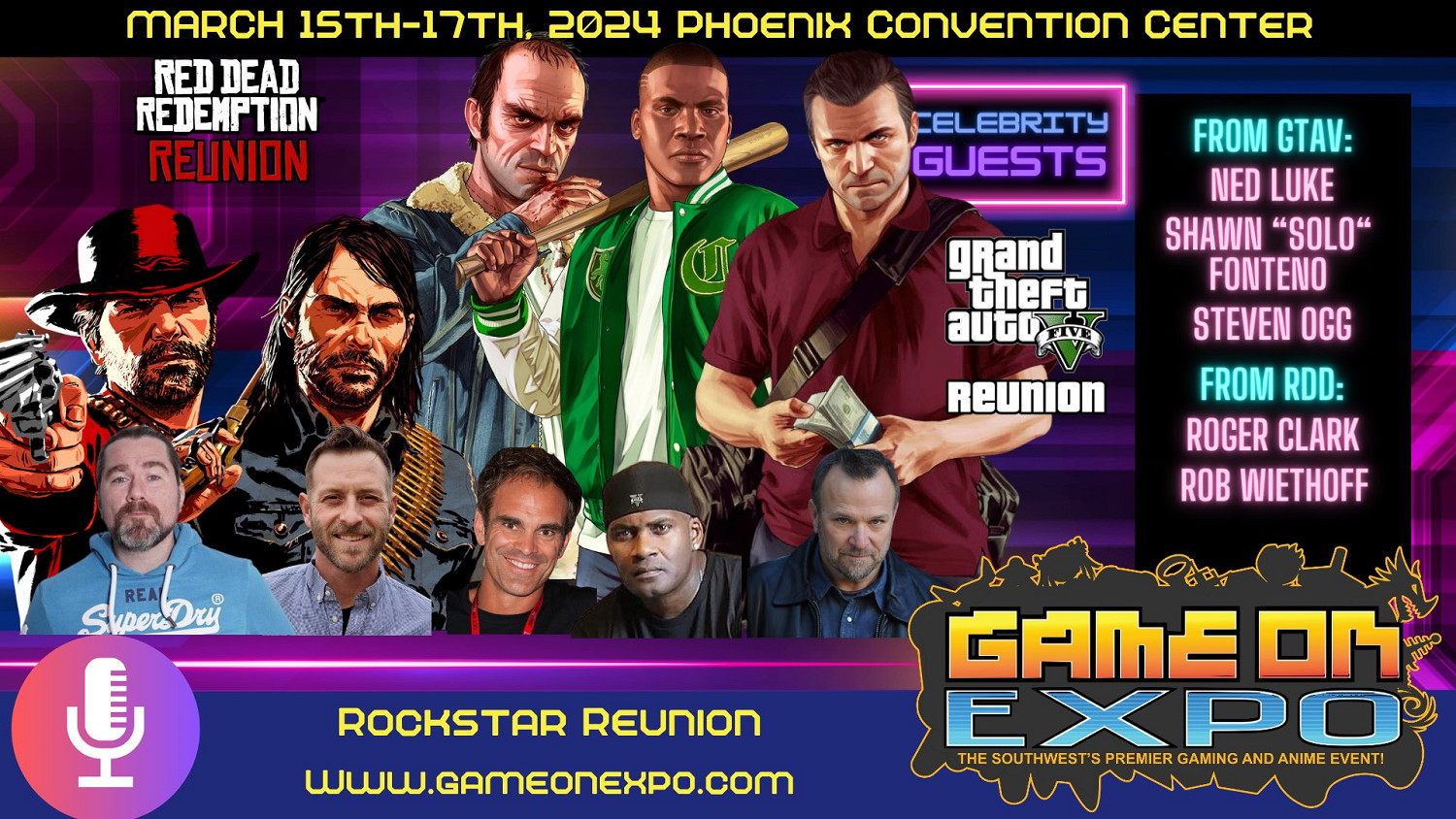 《給他愛5》和《荒野大鏢客》主角出席Game On遊戲展