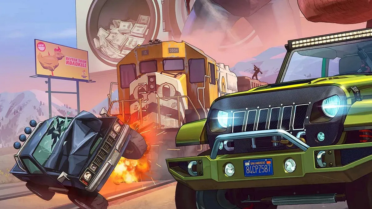 《GTA5》多人首次 更新活動玩家終於能駕駛火車 《GTA5》多人首次 更新活動玩家終於能駕駛火車