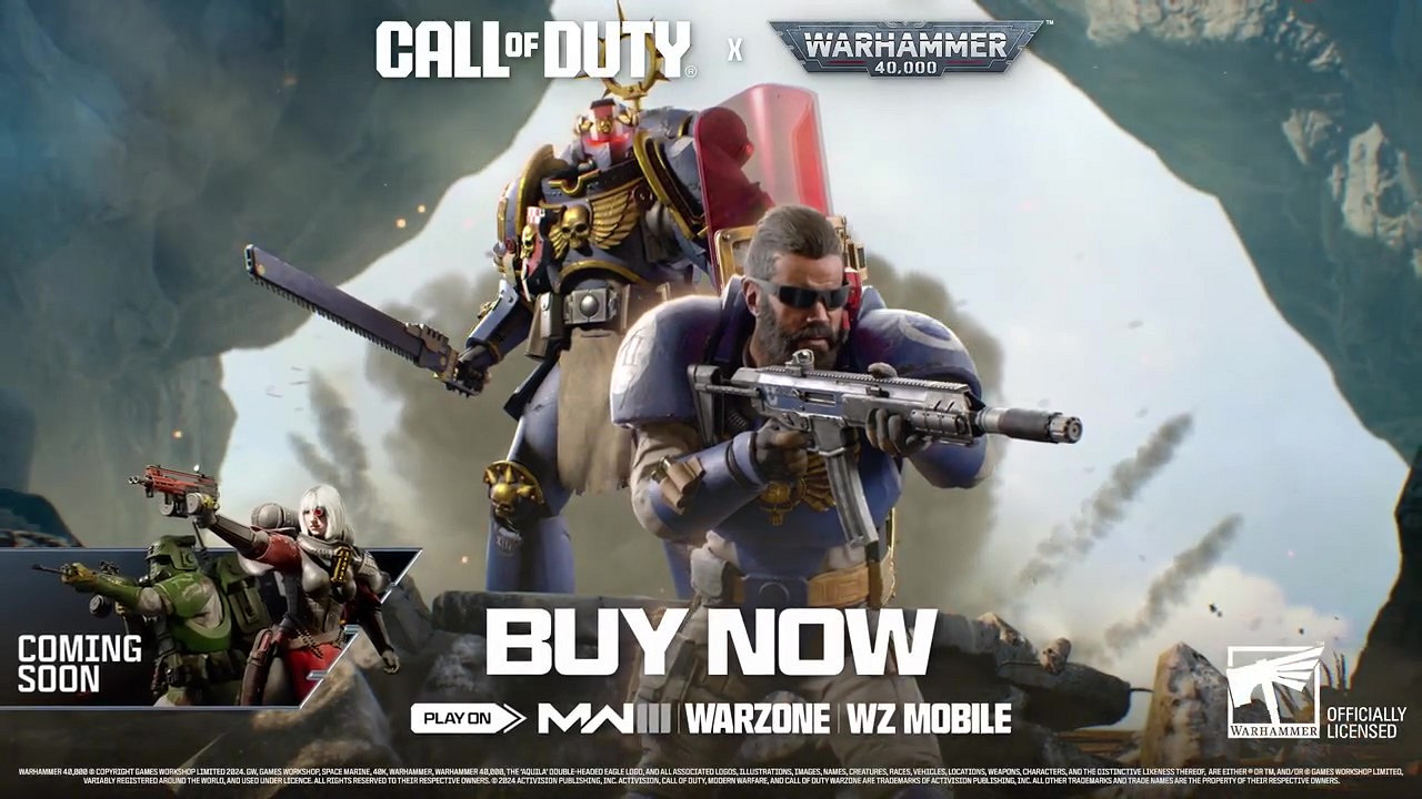 《現代戰爭3》戰鎚40K連動預告公布:現已正式上線! 《現代戰爭3》戰鎚40K連動預告公布:現已正式上線!