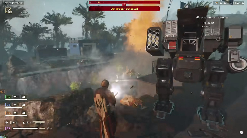 《絕地戰兵2》“EX-45”機甲實機展示公布:火力十足! 《絕地戰兵2》“EX-45”機甲實機展示公布:火力十足!