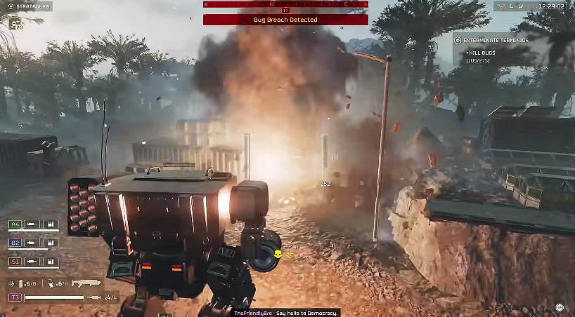 《絕地戰兵2》“EX-45”機甲實機展示公布:火力十足! 《絕地戰兵2》“EX-45”機甲實機展示公布:火力十足!