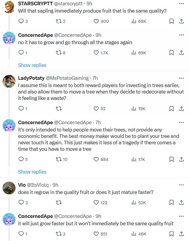 《星露谷》作者透露1.6版更新:砍果樹可得同品質幼苗 《星露谷》作者透露1.6版更新:砍果樹可得同品質幼苗