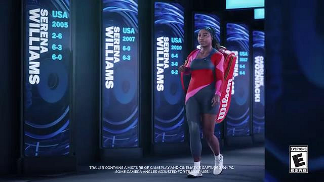 網球遊戲《上旋網球2K25》預告公布 4月27日正式發售