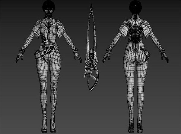 3D區再添一員大將!《星刃》女主性感3D模型正式亮相 3D區再添一員大將!《星刃》女主性感3D模型正式亮相