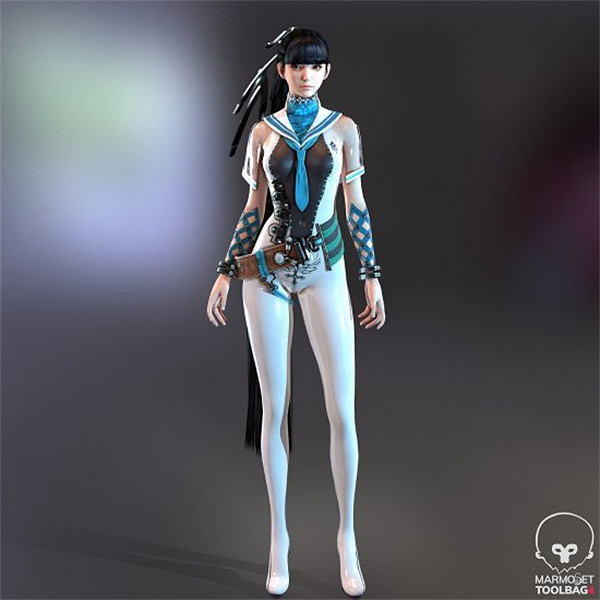 3D區再添一員大將!《星刃》女主性感3D模型正式亮相 3D區再添一員大將!《星刃》女主性感3D模型正式亮相