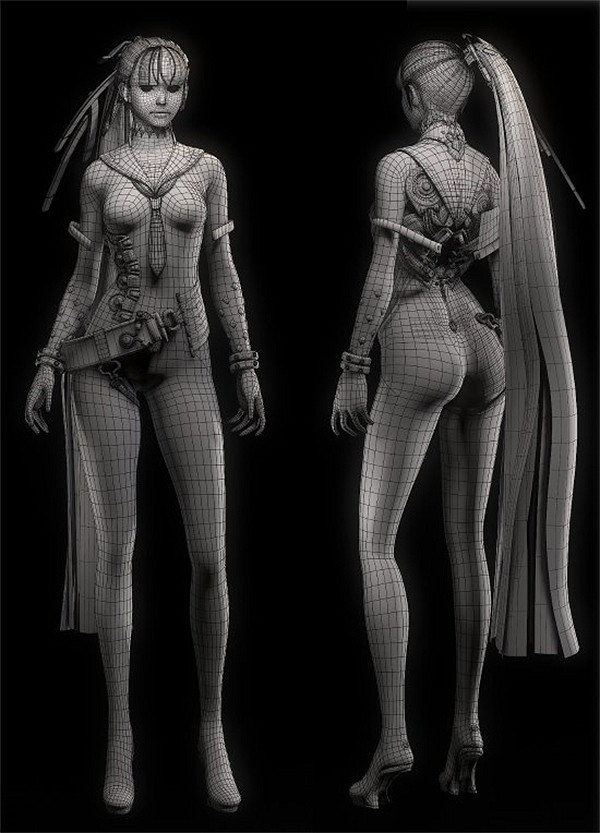 3D區再添一員大將!《星刃》女主性感3D模型正式亮相 3D區再添一員大將!《星刃》女主性感3D模型正式亮相