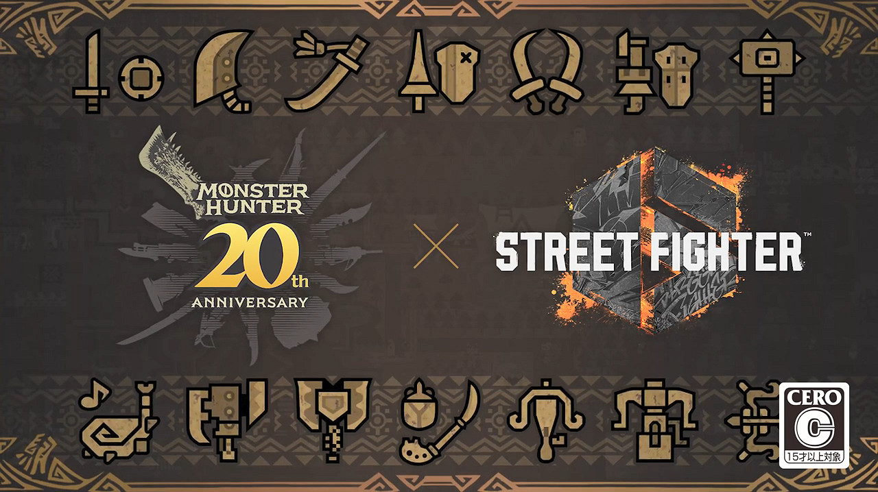 《魔物獵人》20周年官宣將與《快打旋風6》展開連動 《魔物獵人》20周年官宣將與《快打旋風6》展開連動