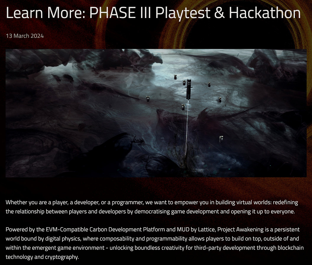 《星戰前夜》區塊鏈生存遊戲5月開啟第三階段測試