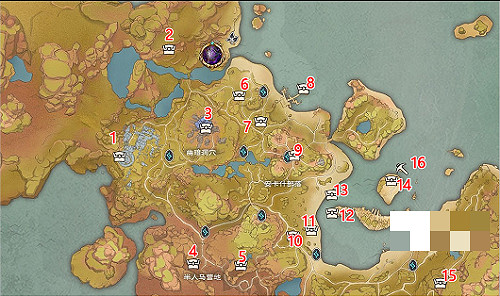 《塔瑞斯世界》寶箱位置一覽 《塔瑞斯世界》寶箱位置一覽