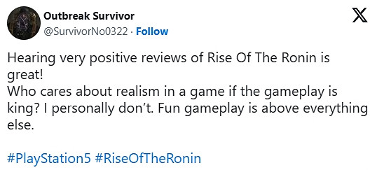 《浪人崛起》引爭議:遊戲的畫面和玩法哪個更重要? 《浪人崛起》引爭議:遊戲的畫面和玩法哪個更重要?