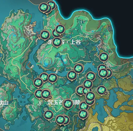 《原神》清水玉採集位置 《原神》清水玉採集位置