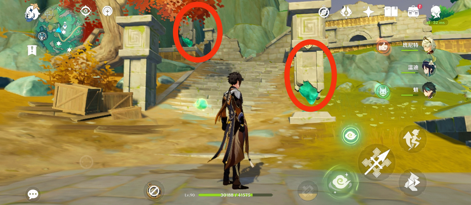 《原神》赤璋城垣炸藥桶寶箱位置一覽 《原神》赤璋城垣炸藥桶寶箱位置一覽