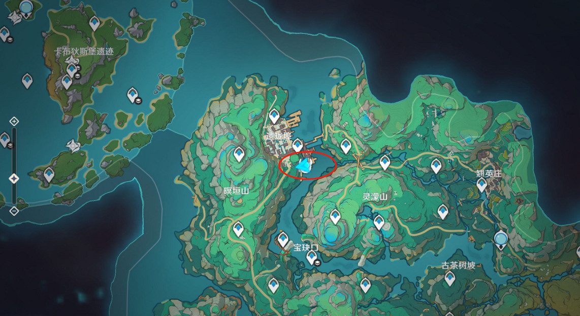 《原神》連芳位置介紹 《原神》連芳位置介紹