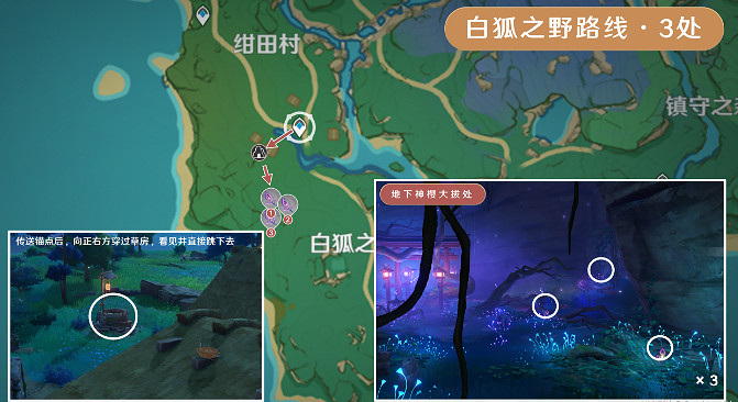 《原神》2024鳴草採集位置路線 《原神》2024鳴草採集位置路線