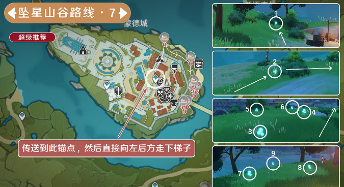 《原神》蒲公英籽採集路線一覽