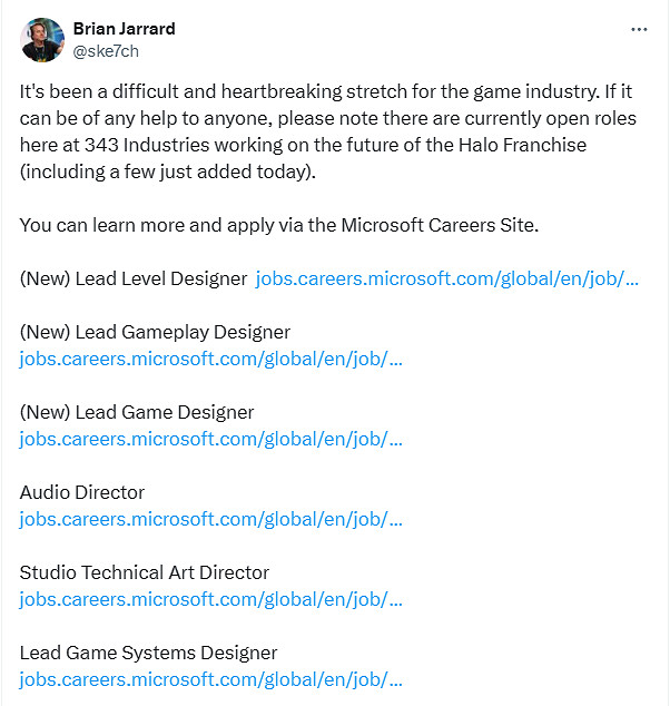 343工作室發布多個招聘職位!明示開發《最後一戰》新作 343工作室發布多個招聘職位!明示開發《最後一戰》新作