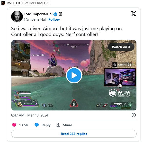 《Apex》職業聯賽決賽選手開掛？駭客：這可由不得你