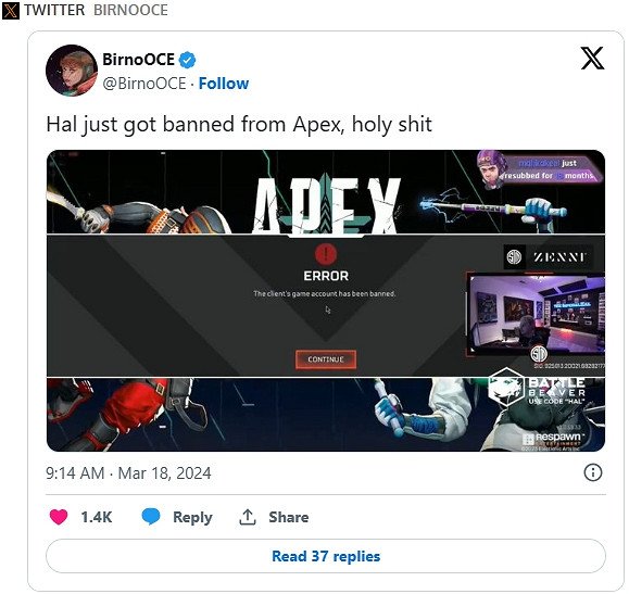 《Apex》職業聯賽決賽選手開掛？駭客：這可由不得你