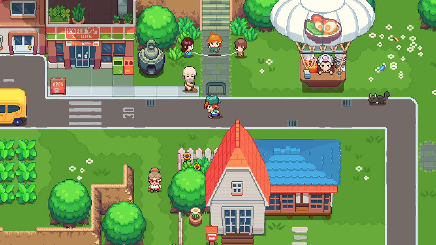 像素風動作角色扮演遊戲《島嶼之下》登錄Steam平台