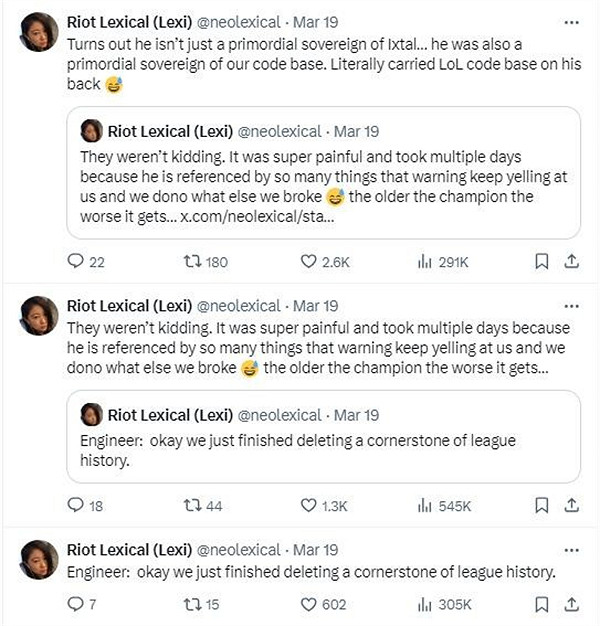 背負了遊戲程式碼庫!《LOL》蠍子改版撼動整個底層程式碼