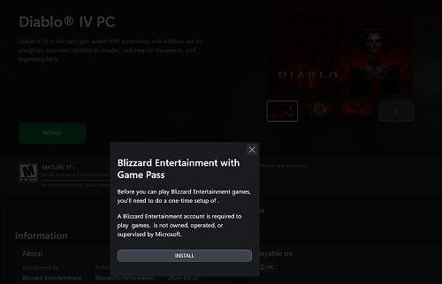 曝 Xbox Game Pass (XGP) 版《暗黑破壞神4》仍需綁定暴雪帳戶 引網友熱議 曝 Xbox Game Pass (XGP) 版《暗黑破壞神4》仍需綁定暴雪帳戶 引網友熱議