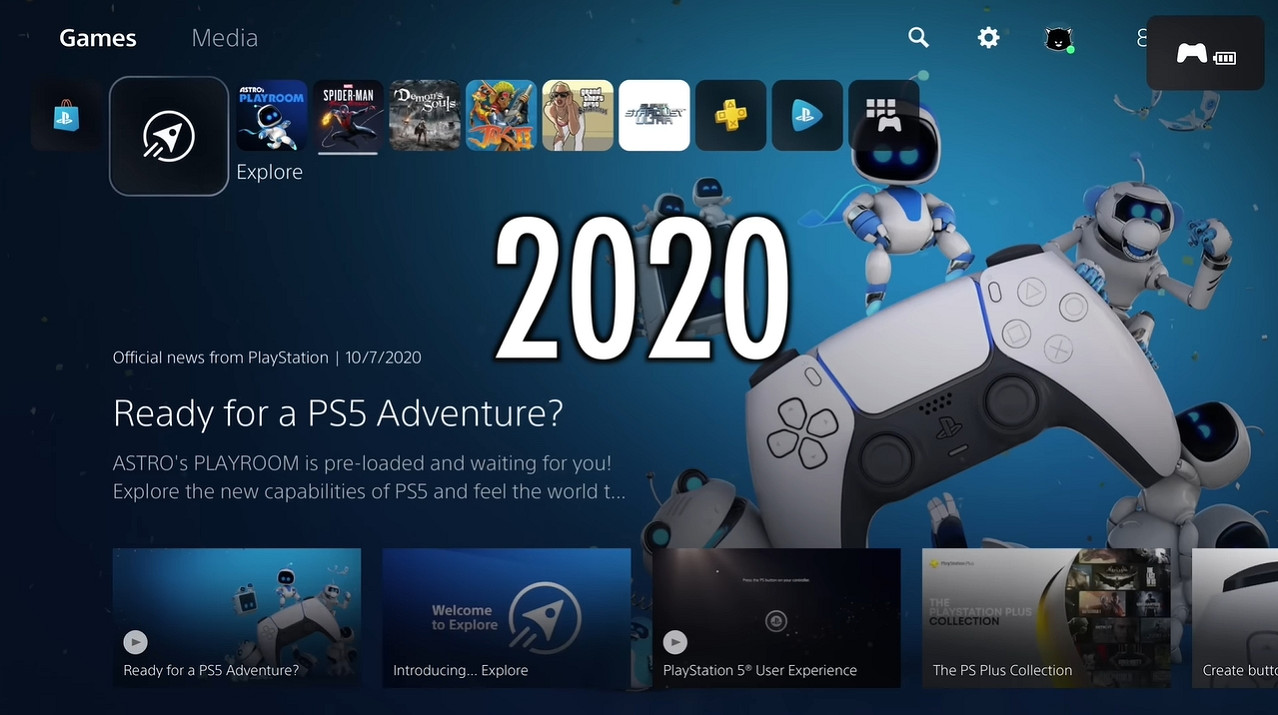 外網博主爆料PS5的UI將全面升級 目前仍處於測試階段