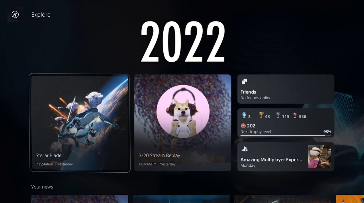 外網博主爆料PS5的UI將全面升級 目前仍處於測試階段