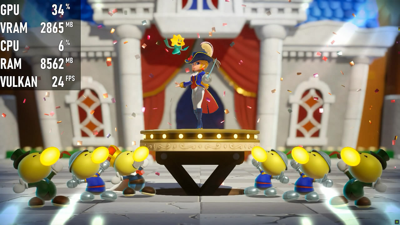 NS模擬器90幀流暢運行《碧姬公主:表演時刻!》展示 NS模擬器90幀流暢運行《碧姬公主:表演時刻!》展示